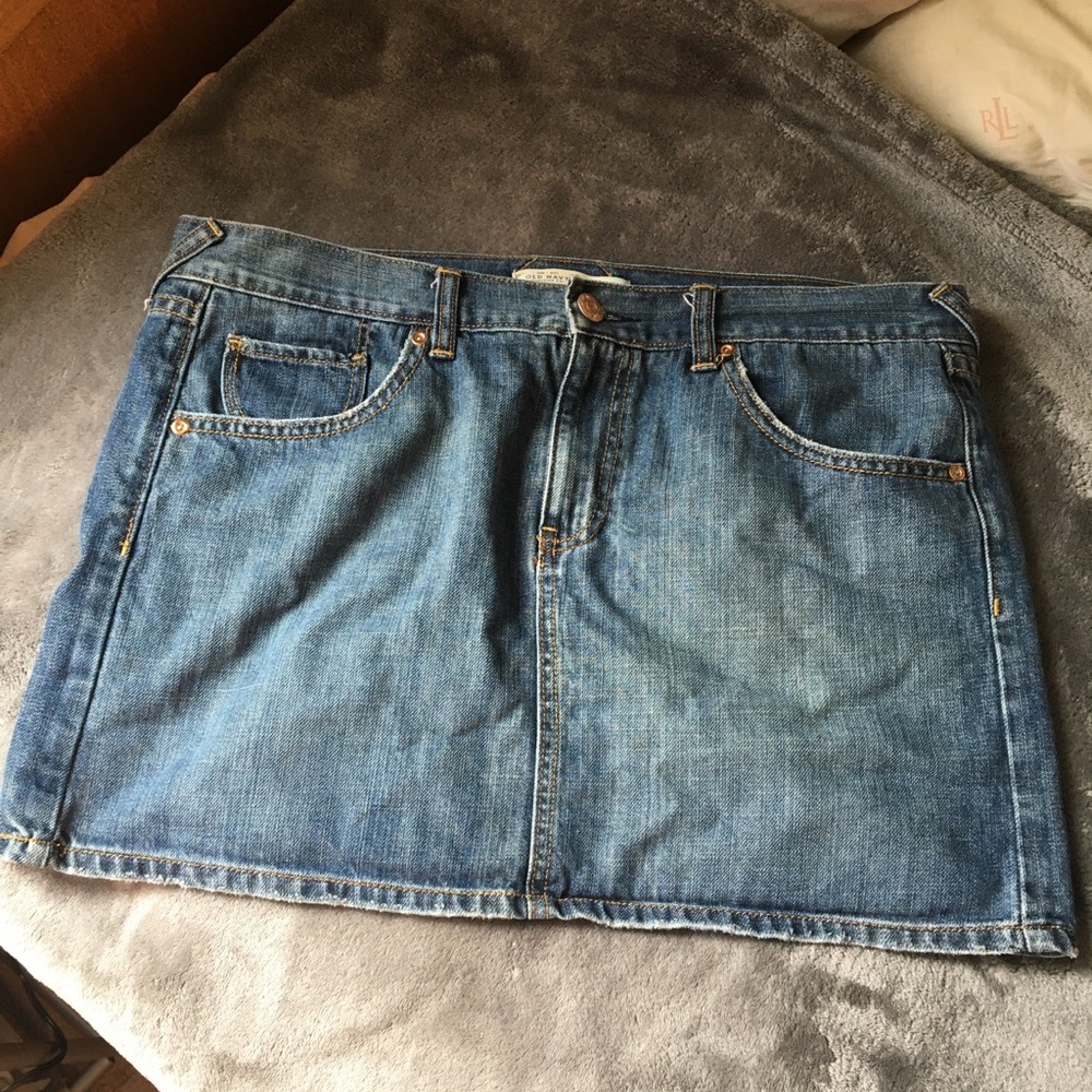 Old navy jean skirt